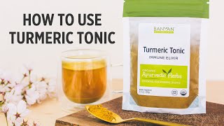 How to Drink Turmeric Tonic or Use It as a Salt Water Gargle  Ayurvedic Herbs  Wellness Shot [upl. by Teador583]