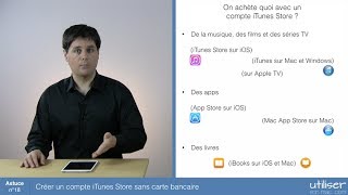 Astuce 18  Créer un compte iTunes Store sans carte bancaire [upl. by Sion]