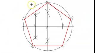 Pentagono data la circonferenza [upl. by Anileme31]