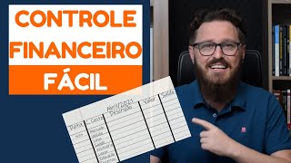 Como iniciar seu CONTROLE FINANCEIRO AGORA – Do Zero  Planilha no Caderno  Manual [upl. by Anirad]