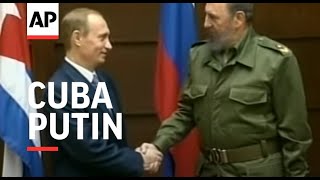 CUBA RUSSIAN PRESIDENT PUTIN VISIT [upl. by Leber]