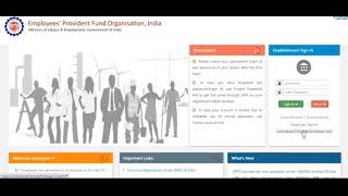 EPFO Latest updates How to register uncovered principal employer unified EPFO portal [upl. by Greggory]