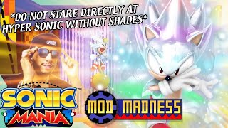 Sonic Mania PC  HYPER SONIC wAir Boost amp Flight  Mod Madness [upl. by Creight]