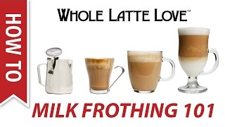 Milk Frothing for Beginners [upl. by Leese]