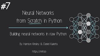 Neural Networks from Scratch  P7 Calculating Loss with Categorical CrossEntropy [upl. by Enaitsirhc]