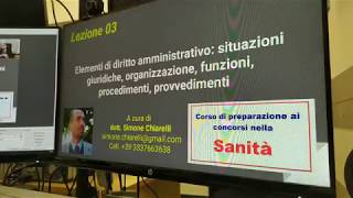 Corso concorsi in Sanità  lezione 03  diritto amministrativo 15022020 [upl. by Vil267]