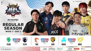 🔴 LIVE  MPL PH S15  FILIPINO  Week 1 Day 2 [upl. by Ahcsat]