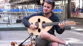 The quotOudquot Musical Instrument from the Middle East London Street Music [upl. by Philoo621]