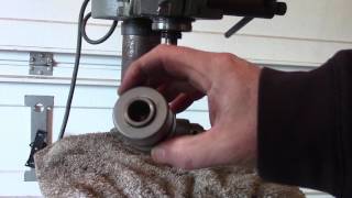 How To Remove Drill Press Chuck Rockwell Delta [upl. by Etterb]