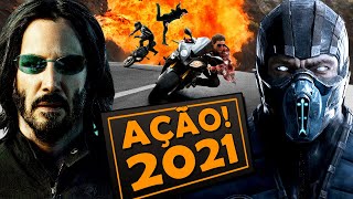 8 FILMES DE AÇÃO MAIS ESPERADOS DE 2021 [upl. by Cralg]