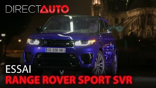 Essai  Range Rover Sport SVR  Un 4x4 de course [upl. by Ardena]