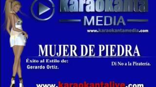 Mujer de piedra karaoke [upl. by Randolph617]