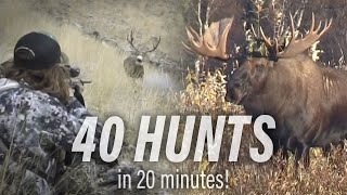 40 Rifle Hunts in 20 Minutes Eastmans’ Hunting Journal [upl. by Celinka]