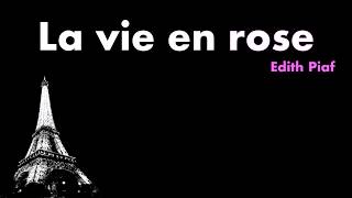 La Vie En Rose  Edith Piaf Acoustic Karaoke [upl. by Virgilio447]