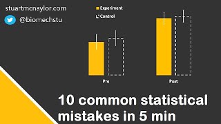 Ten Statistical Mistakes in 5 Min [upl. by Ahsitruc]