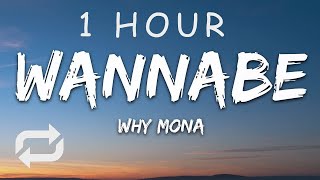 1 HOUR 🕐  why mona  Wannabe Lyrics [upl. by Einafit]