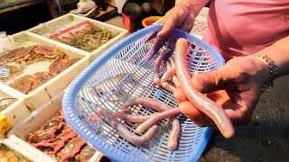 Chinese Street Food Tour in Guangzhou China  Exotic Seafood BBQ Pork and Street Food in China [upl. by Ylekalb]