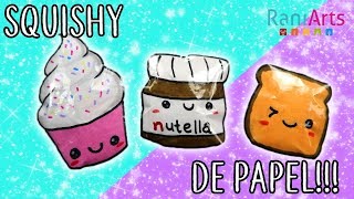 Haz SQUISHIES de PAPEL Super fáciles [upl. by Rosario529]