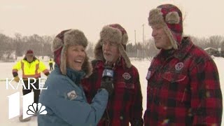 St Croix Curling Club hosts Frozen Flannel Outdoor Curling and Bonspiel [upl. by Goer]