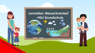 Lernvideo Wasserkreislauf 💧 HSU Grundschule [upl. by Seidule832]