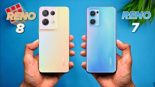 OPPO Reno 8 vs OPPO Reno 7 [upl. by Eedeed]