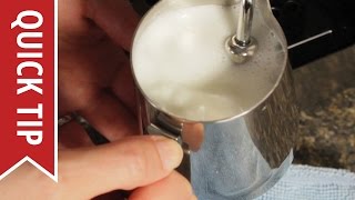 How to AutoFroth Milk for Lattes [upl. by Alvinia675]