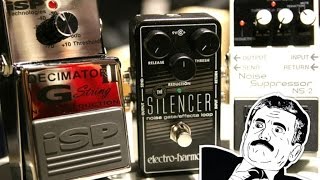 NOISELESS METAL TONES Decimator G String vs Silencer vs NS2 Noise Suppressors [upl. by Ajnot]