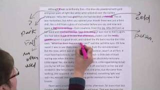 Annotating Text lesson [upl. by Yblek]