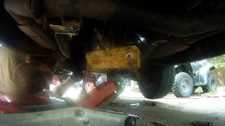 Ford F150 clutch removal [upl. by Nnylarac]