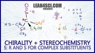 R and S configuration for Lengthy Complex Substituents  Stereochemistry Vid 5 [upl. by Yelah]