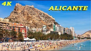 ALICANTE  SPAIN 4K TOP ATTRACTIONS [upl. by Hobard]