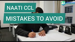 NAATI CCL Practice  Common Mistakes to avoid [upl. by Glavin]