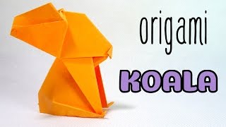 How to make a Origami Koala  Paper Koala  Easy Origami [upl. by Anar]