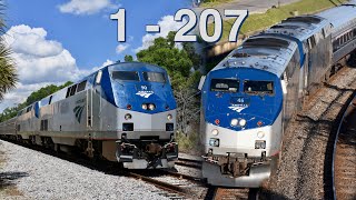 Amtrak P42DC Locomotive Fleet 1  207 [upl. by Anile]