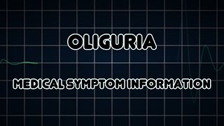 Oliguria Medical Symptom [upl. by Meenen]