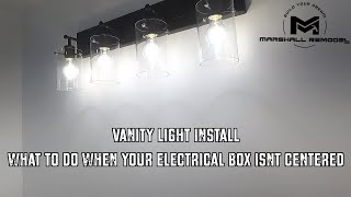 Bathroom Vanity Light Install  Easy DIY [upl. by Georgena]