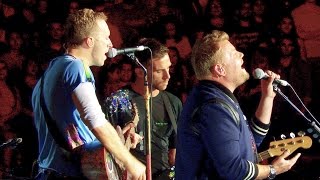 Coldplay  Nothing Compares 2 U Live in LA w James Corden [upl. by Melany]