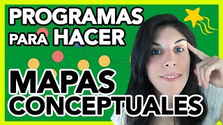 PROGRAMAS para hacer MAPAS CONCEPTUALES [upl. by Aicel]