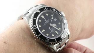 Rolex SeaDweller quotTriple Sixquot VINTAGE 16660 Luxury Watch Review [upl. by Junie]