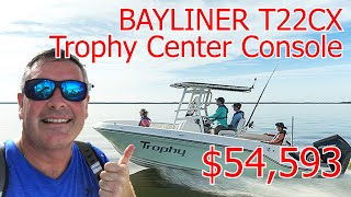 Bayliner T22CX Trophy Center Console [upl. by Rebeka]