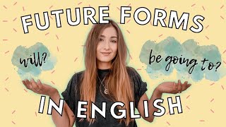 FUTURE FORMS IN ENGLISH  WILL BE GOING TO PRESENT CONTINUOUS PRESENT SIMPLE  GRAMMAR [upl. by Niveek190]