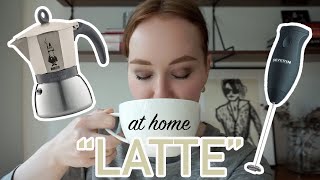 HOW TO MAKE A quotLATTEquot AT HOME moka pot  frother [upl. by Saberio]