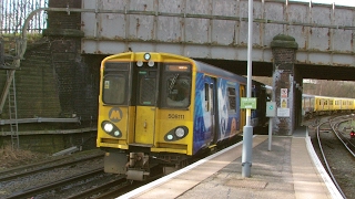 Half an Hour at 216  Birkenhead North Station 1022017  Class 507 508 terminus [upl. by Annaeel]