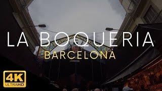 La Boqueria Market Barcelona 4k Full Tour Video [upl. by Rinna]