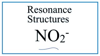 Resonance Structures for NO2 Nitrite ion [upl. by Edelsten429]