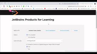 Jetbrains get free licence  الحصول على منتجات Jetbrains مجانا للطلاب [upl. by Tilla]