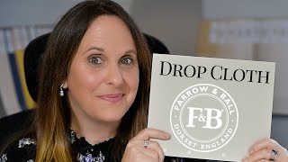 DROP CLOTH by Farrow and Ball  Paint Colour Review [upl. by Clyve]