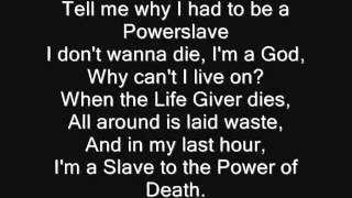 Iron Maiden  Powerslave Lyrics [upl. by Eitra]