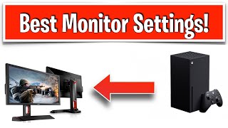 Best monitor settings for xbox in 2021 [upl. by Asihtal]