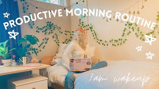 my 7am PRODUCTIVE morning routine 2020 [upl. by Eisnyl]